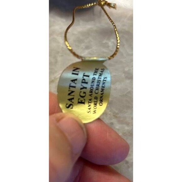 Christmas Decorations The Danbury Mint Santa in Russia & Santa in Egypt  3/4" - Picture 10 of 10